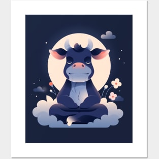 Cute Meditating Posters and Art